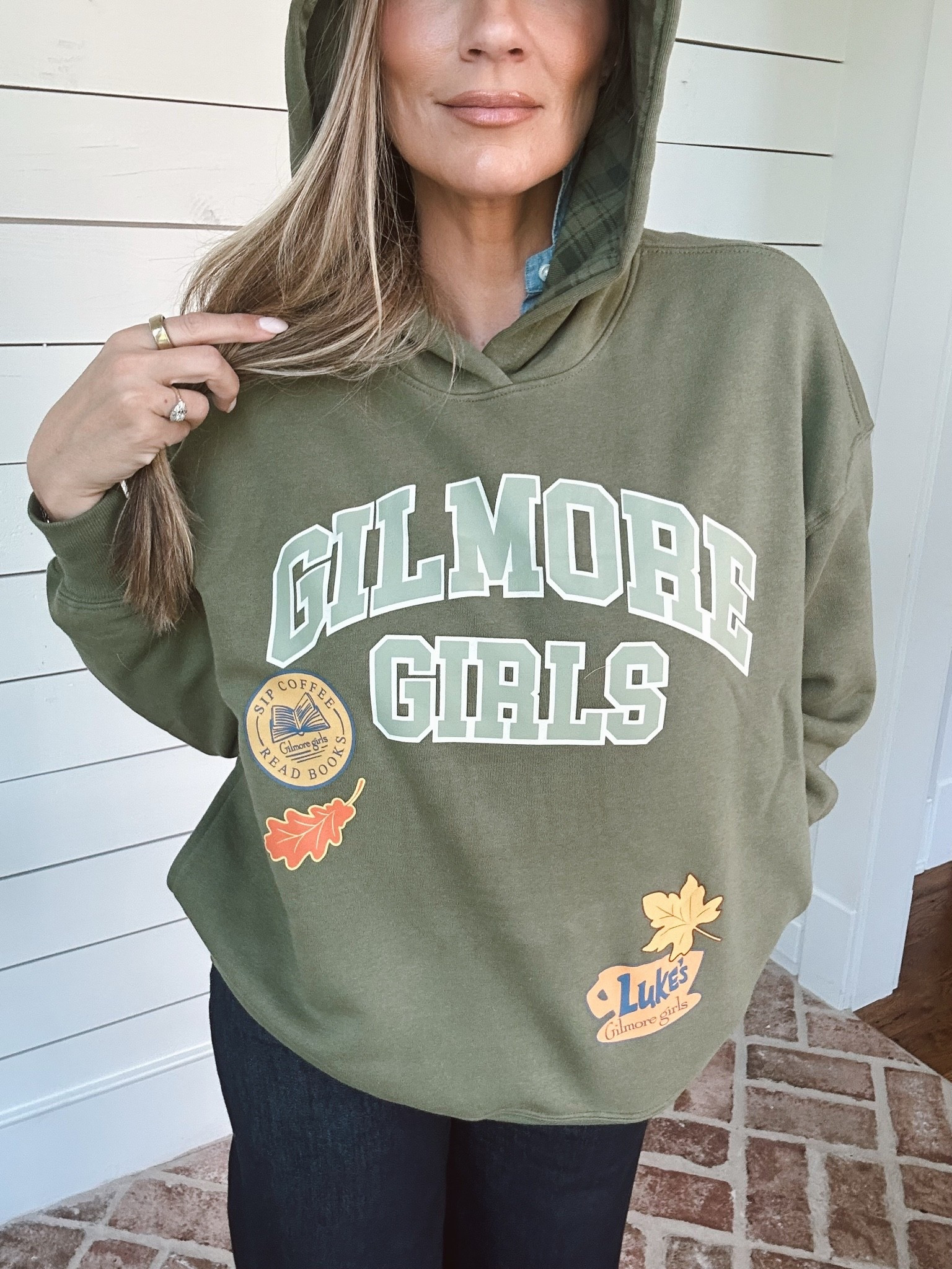 Gilmore Girls fans RUN to Target and stock up on the cutest fall pieces. Love this hoodie for a Stars Hollow Autumn 🍁 Wearing size Small.

#LTKootd #LTKmomlife #LTKSeasonal