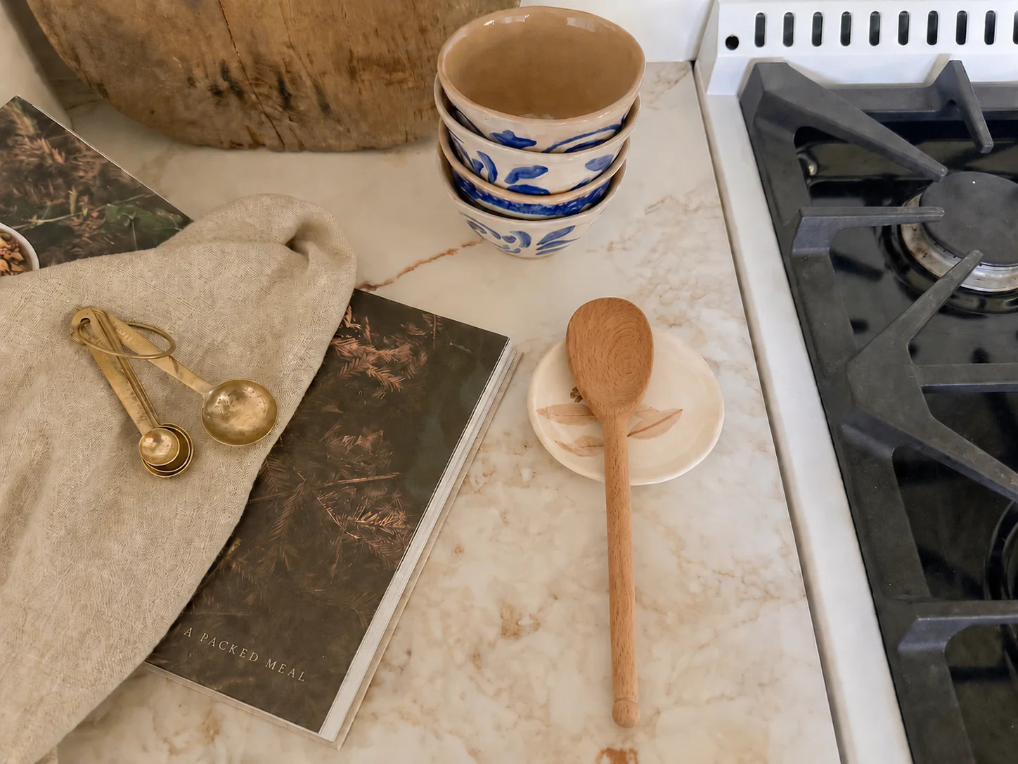 Pressed Floral Spoon Rest | Cottage and Key