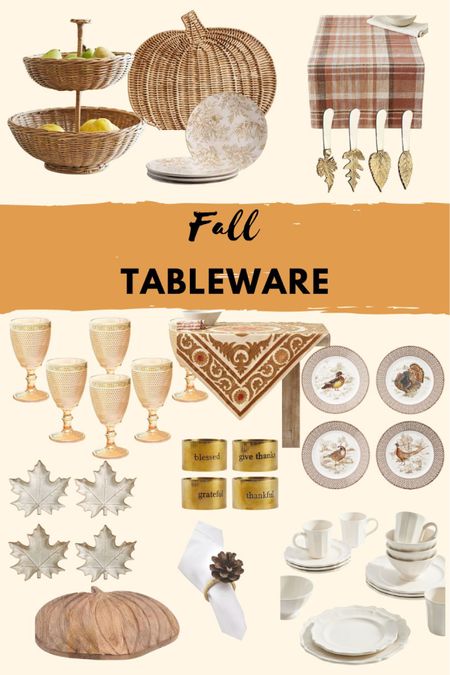 Fall Trending Tableware ideas

#LTKhome #LTKFind #LTKSeasonal