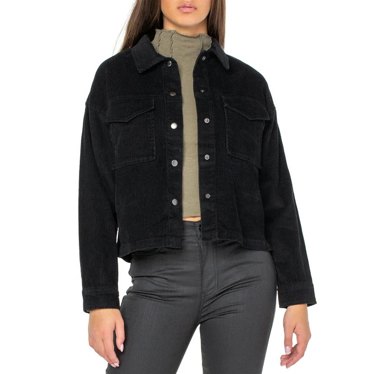 Celebrity Pink Women's Cord Jacket | Walmart (US)