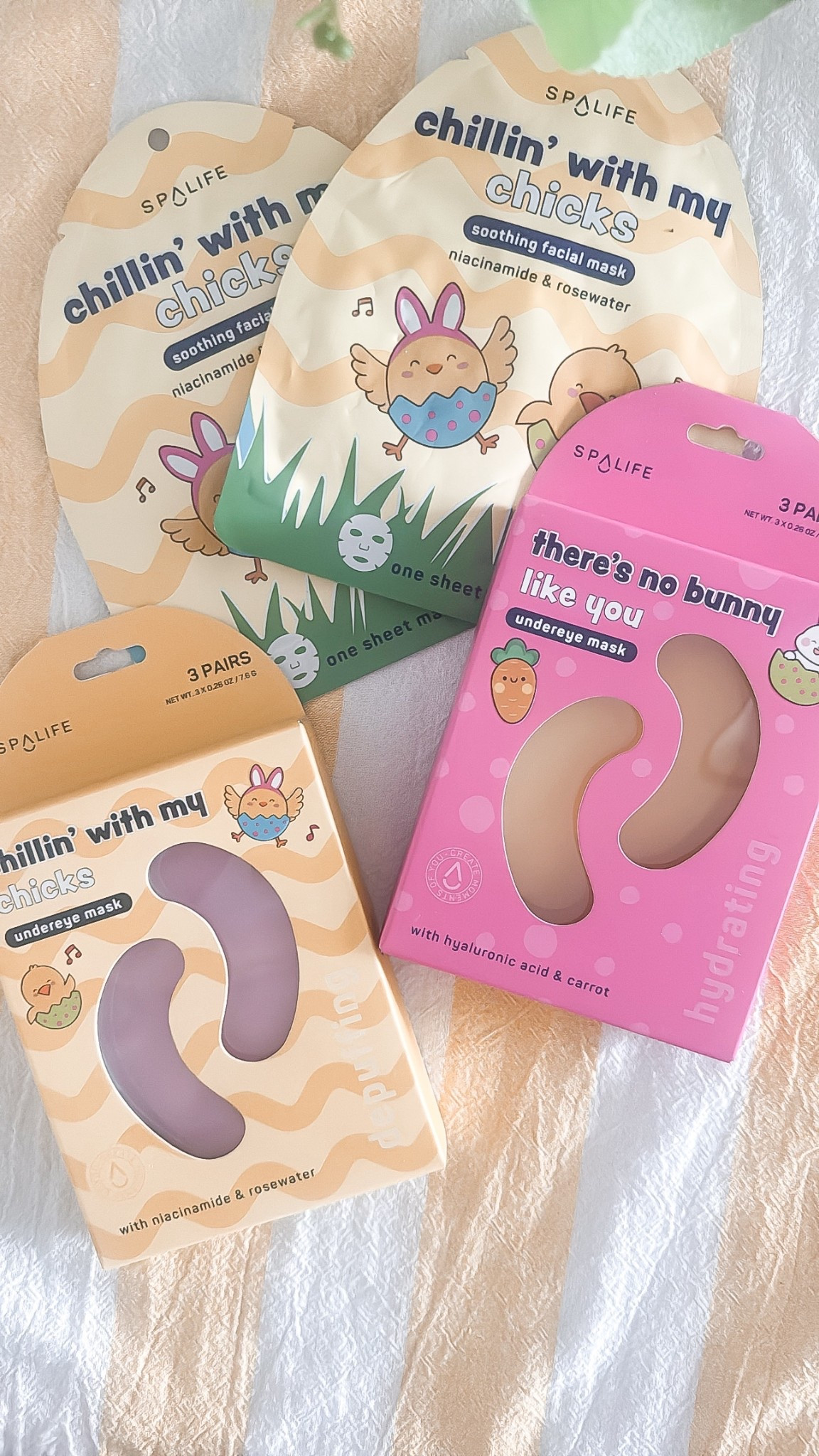 Easter Spring eye patches and face masks 