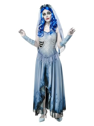 Rubies Corpse Bride: Emily the Corpse Bride Costume Dress for Adults, Women's Large | Amazon (US)