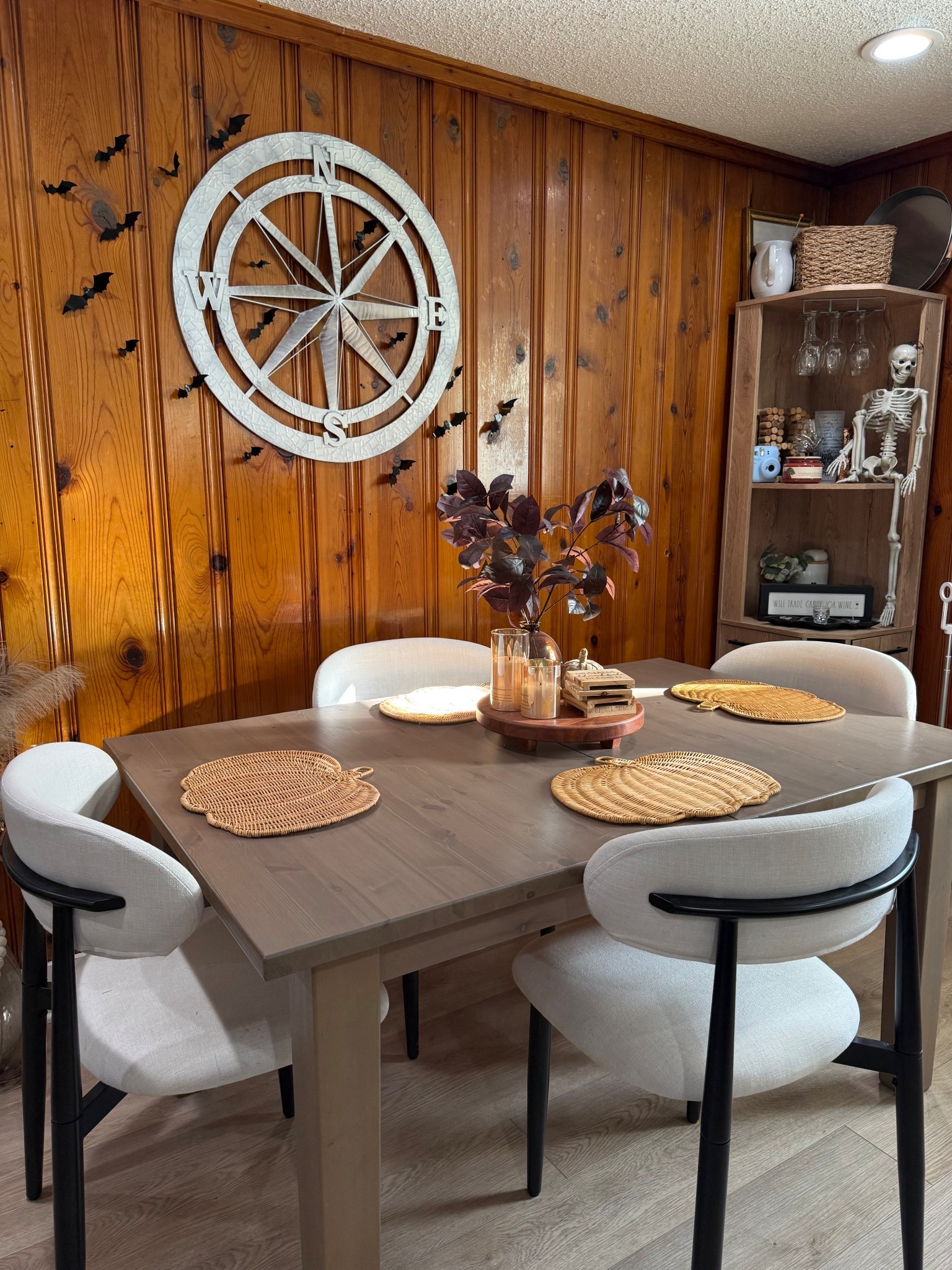 My cozy fall dining area 🍂🖤🎃

#LTKHalloween #LTKSeasonal #LTKHome