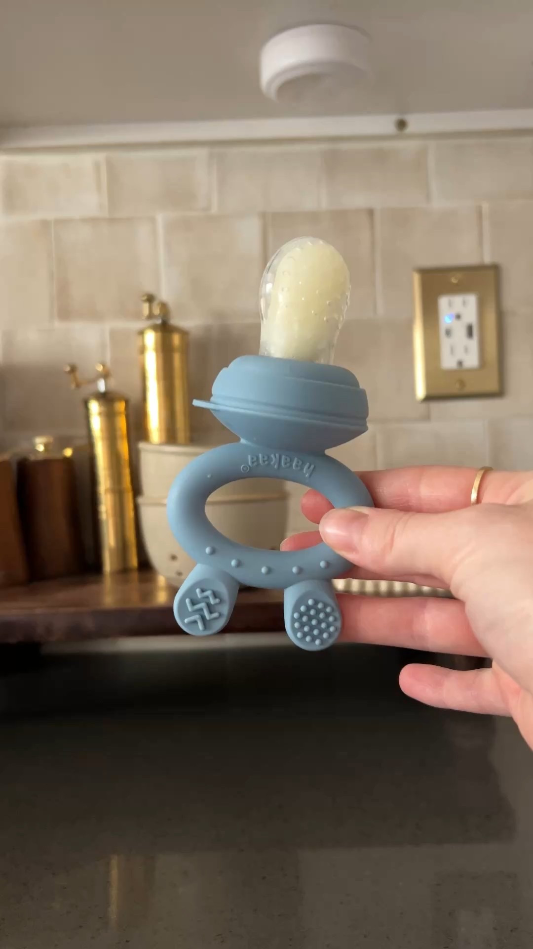 These easy breast milk popsicles are so great for my six month old teething son 

#LTKBaby