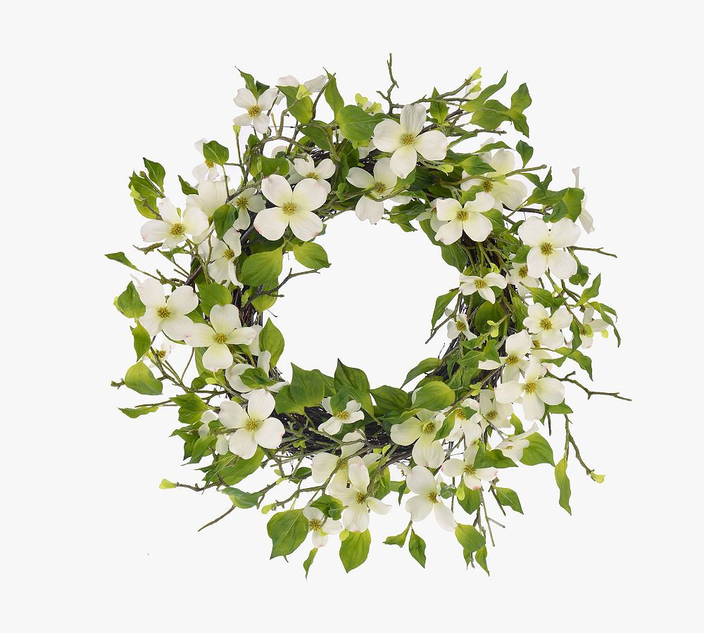 Faux Dogwood Wreath | Pottery Barn (US)