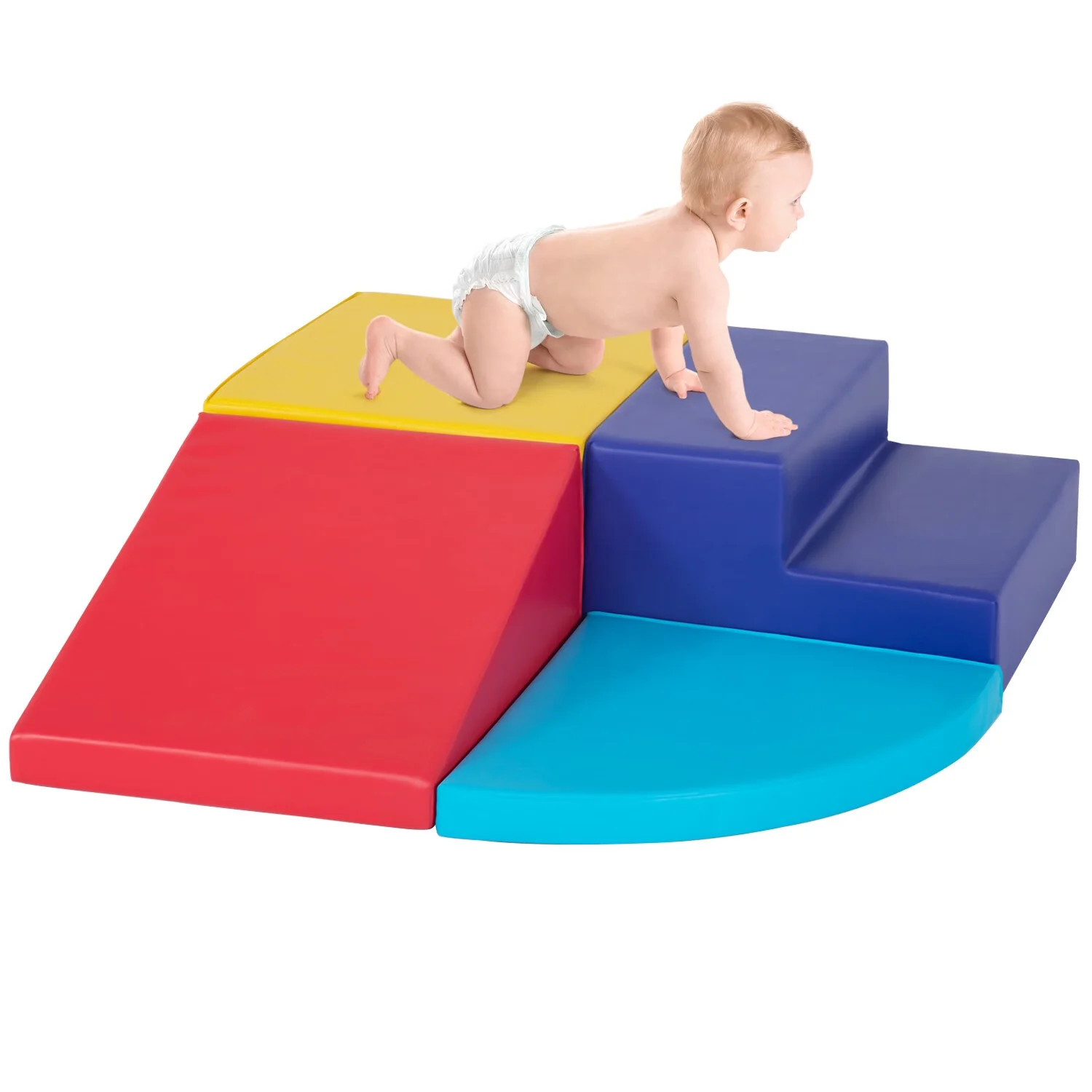 CL.HPAHKL 4-piece Foam Baby Climbing Blocks for Toddlers，Toddler Soft Play Climbing Blocks Foam... | Walmart (US)