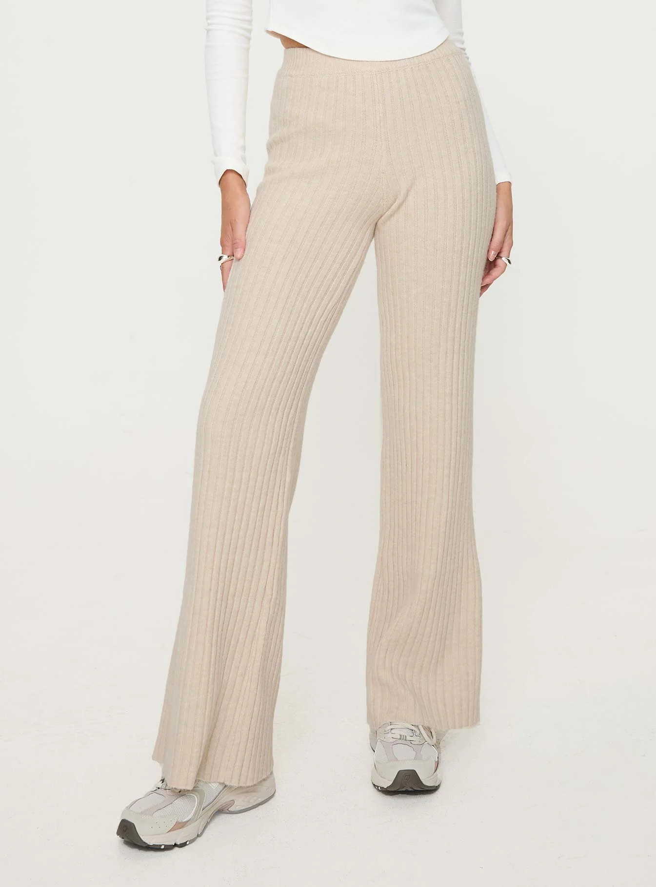 Montana Knit Pants Cream | Princess Polly US