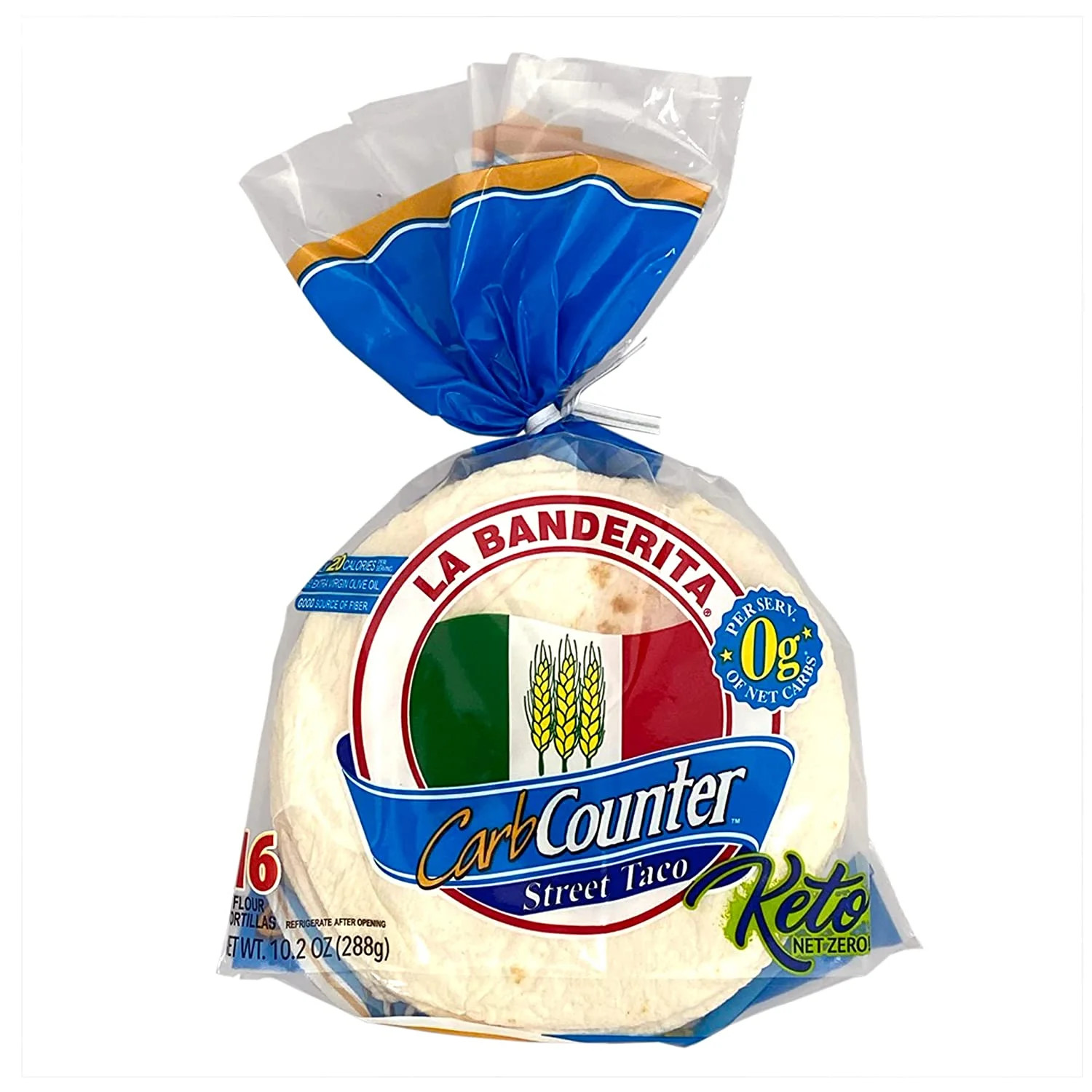 La Banderita Carb Counter Street Taco Flour Tortillas, 16 count, 10.2 oz - Walmart.com | Walmart (US)