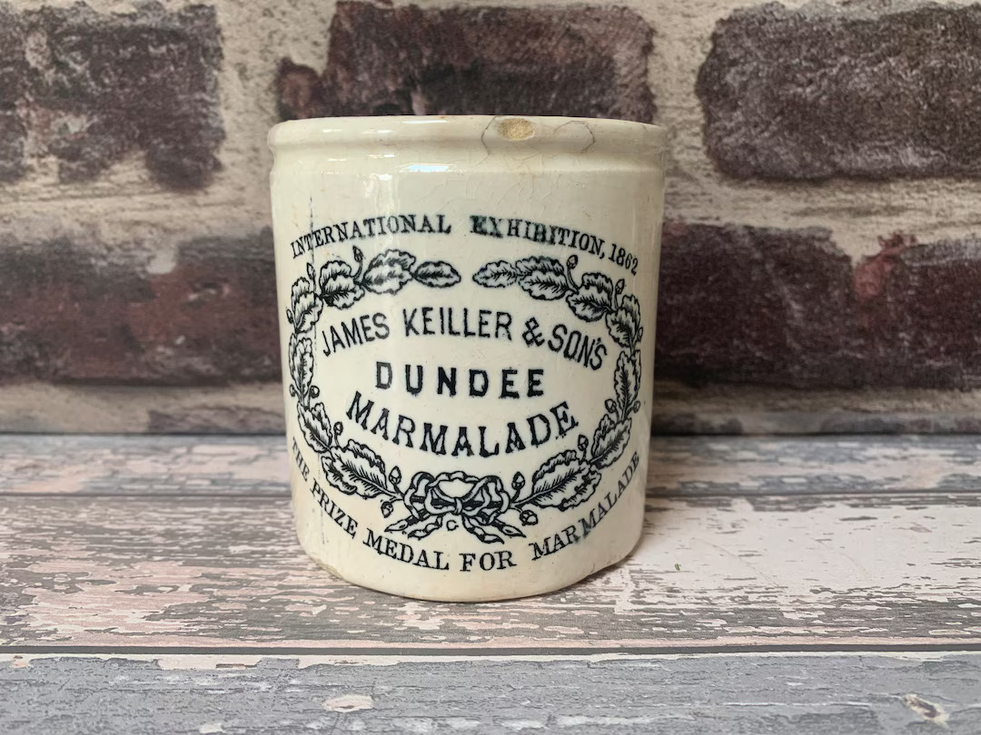 James Keiller & Sons 1lb Dundee Marmalade Pot, Antique Ironstone, Dundee Marmalade Jar, English A... | Etsy (US)