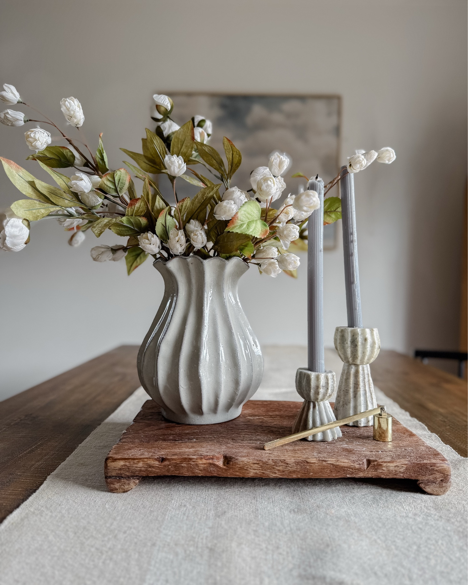 Table centerpiece idea 🤍

#LTKHome #LTKSeasonal #LTKstorytime