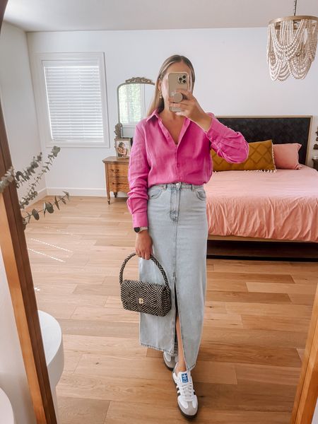 Comfy & Cute in Pink & Denim 💗

This 100% linen shirt is currently on sale and available in different colors

#denimskirt #linenshirt

#LTKFind #LTKunder100 #LTKstyletip