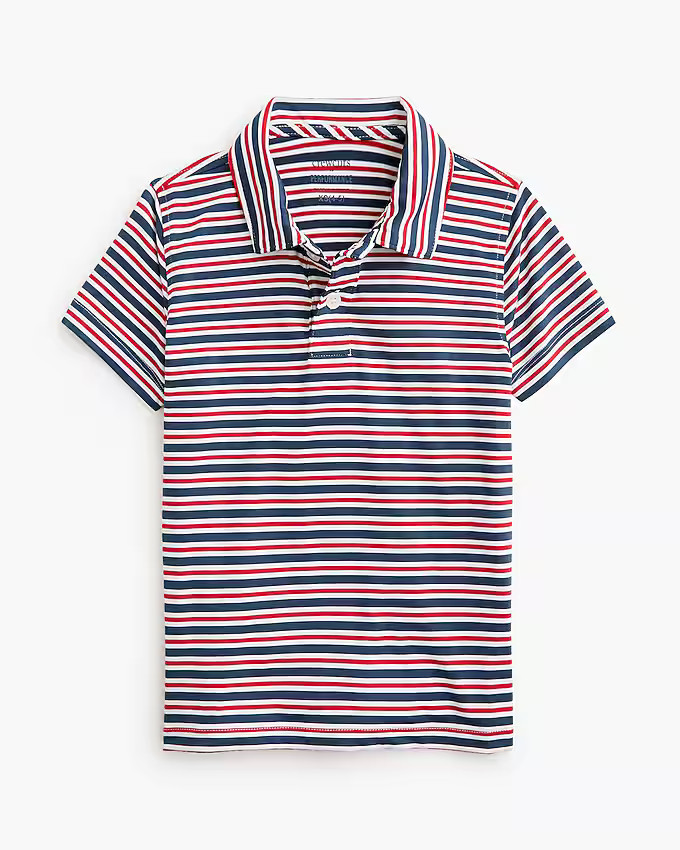 Boys' striped performance polo shirt | J.Crew Factory