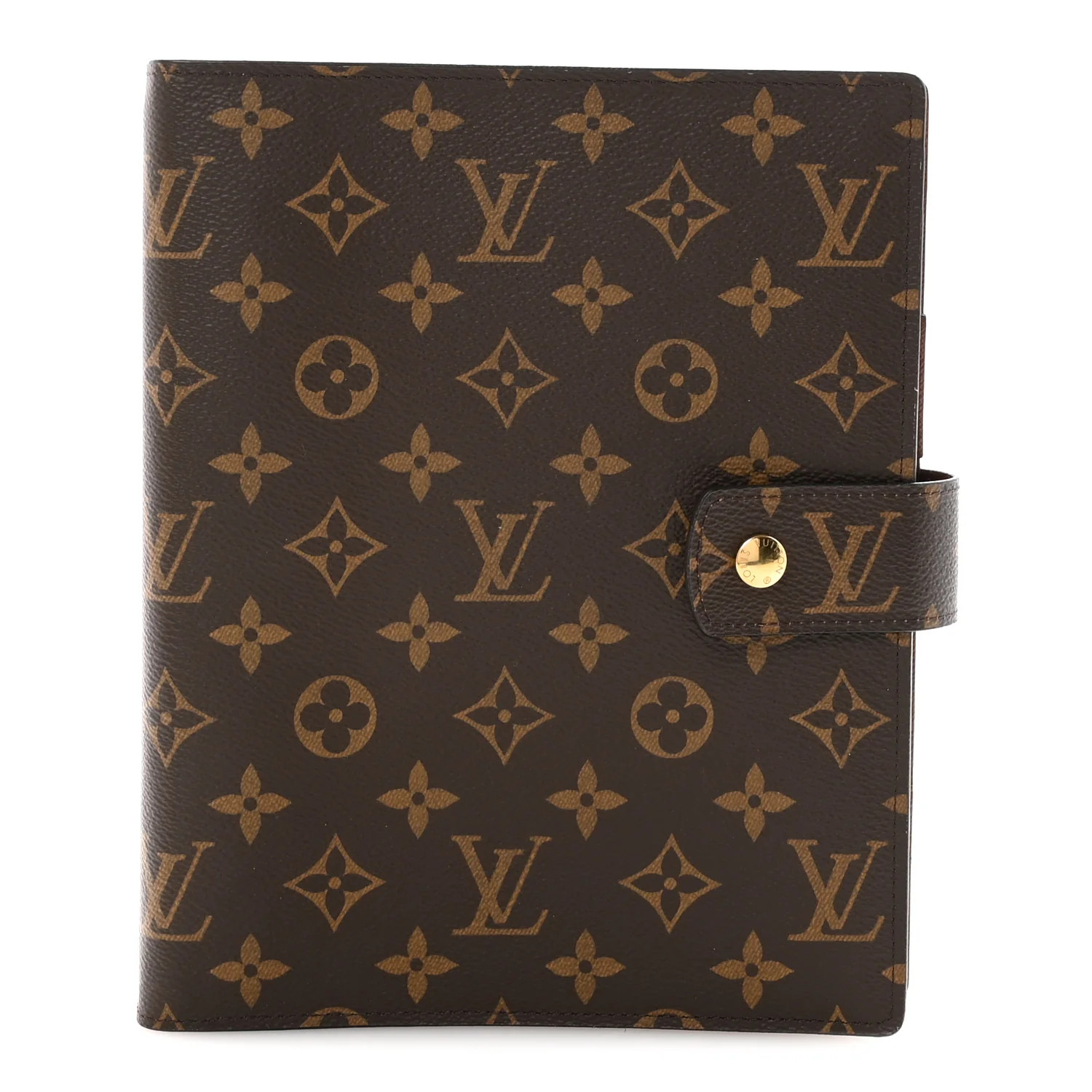 Monogram Large Ring Agenda Cover | FASHIONPHILE (US)