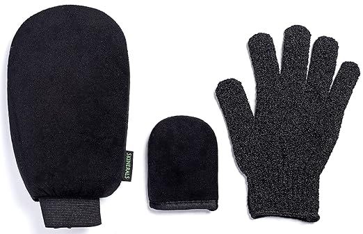 Skinerals Tanning Mitt Dream Set Avoids Tan on the Hands. Padded Microfiber Applicator Self Tanni... | Amazon (US)