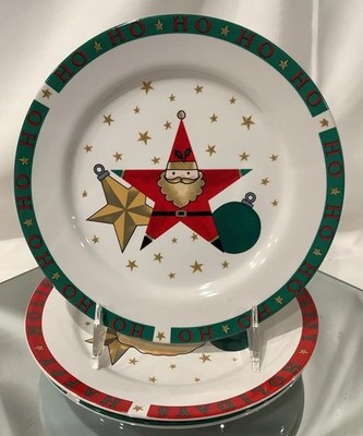 Vintage Christmas Signature Dinnerware Santa Themed, Limited Edition - Set of 3 | eBay US