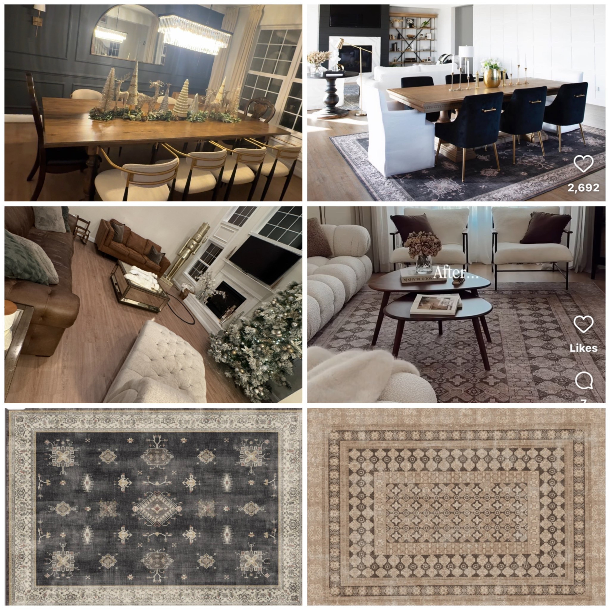 Favorite Rugs! Giving antique, vintage meets cozy and contemporary 

#LTKGiftGuide #LTKHome #LTKSaleAlert