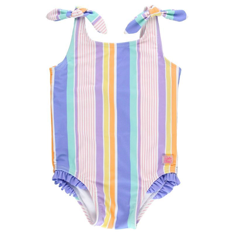 RuffleButts Girls Tie Shoulder One Piece | Target