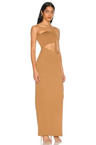 superdown Erla Cutout Maxi Dress in Brown from Revolve.com | Revolve Clothing (Global)