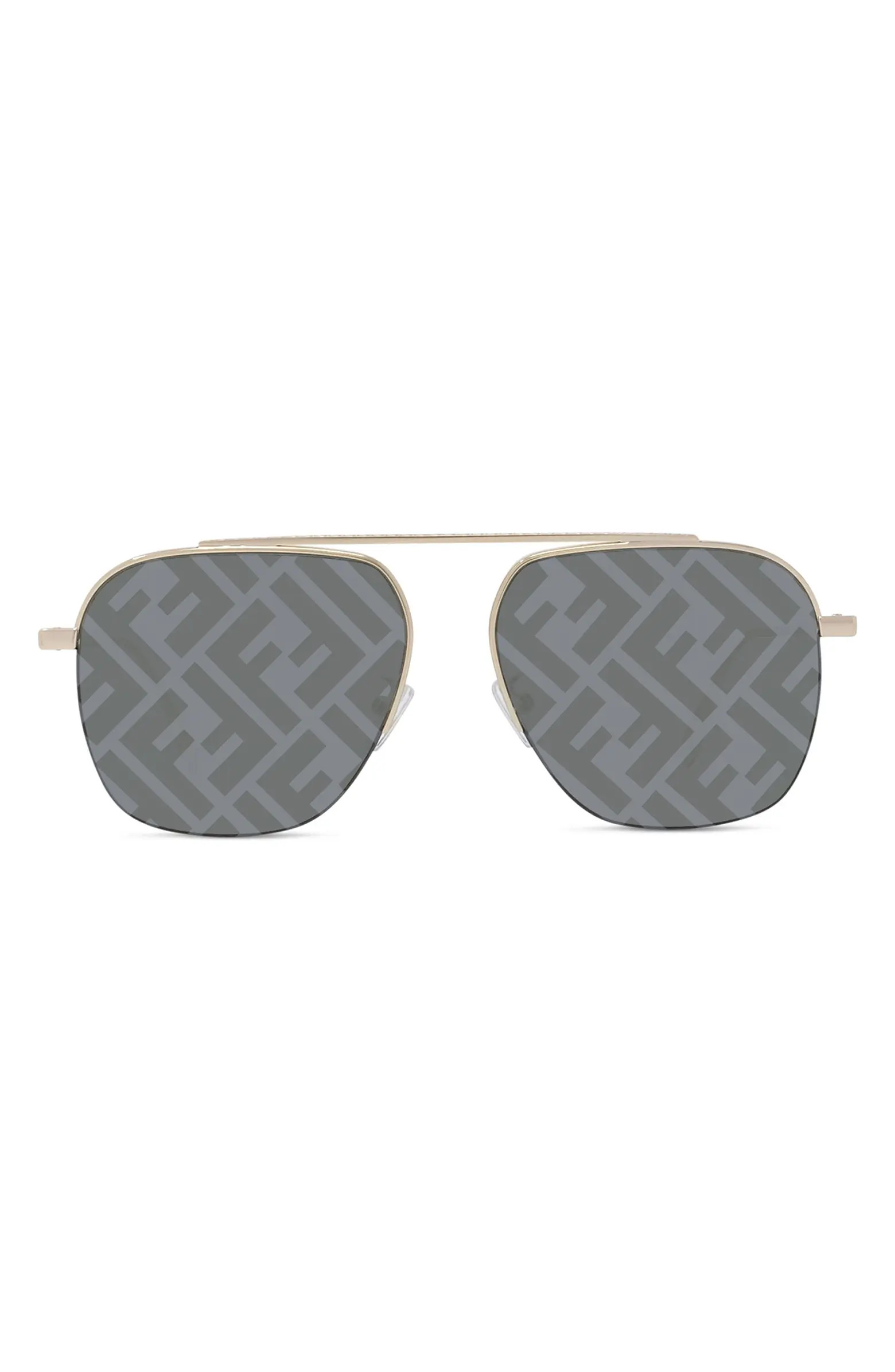 57mm Navigator Print Sunglasses | Nordstrom