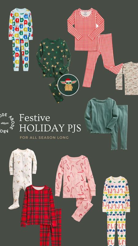 Cute and festive kids pajamas for the holiday season.

#LTKHoliday #LTKfamily #LTKkids