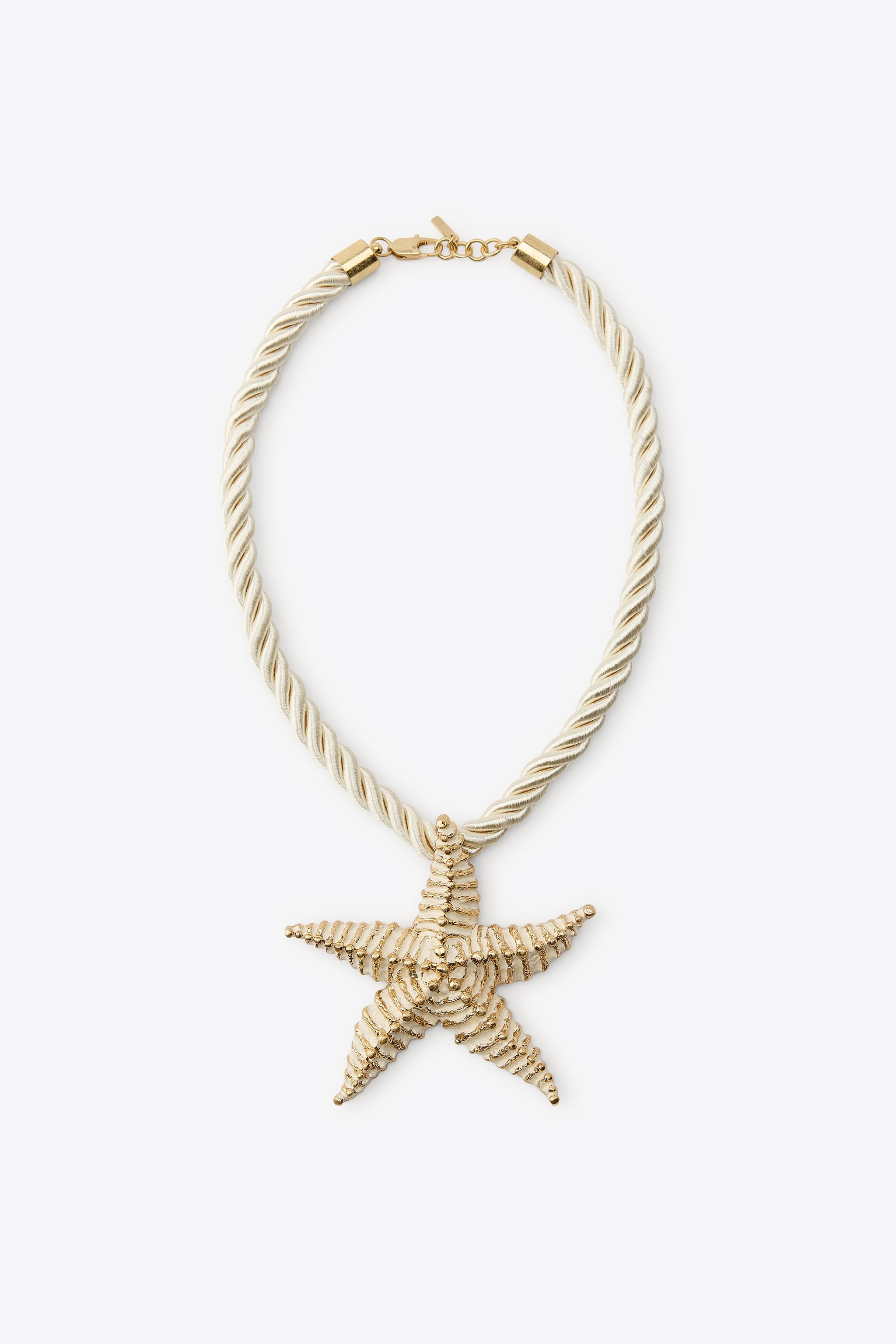 STARFISH CORD NECKLACE | Zara US