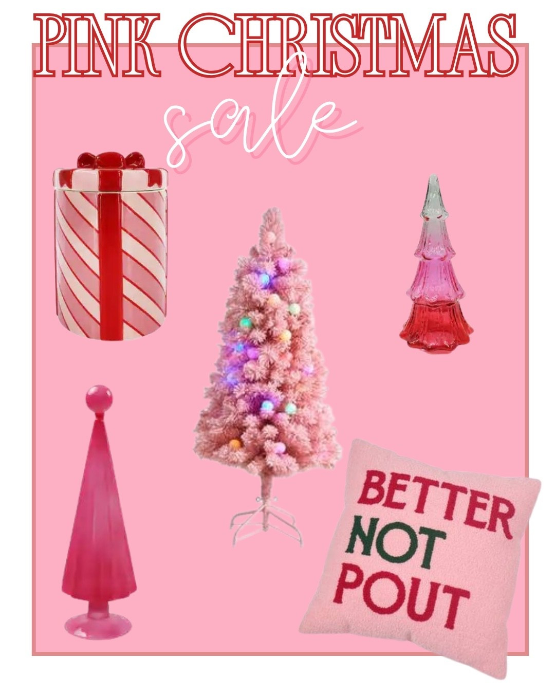 Cute pink Christmas items on sale 

#LTKOver40 #LTKHoliday #LTKSeasonal