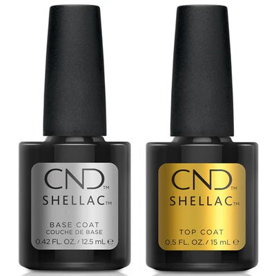 CND Shellac - Base & Top Coat 0.5 oz - Top & Base Coats - CNDS-BT-Base/Top 0.50 - Beyond Polish | Beyond Polish