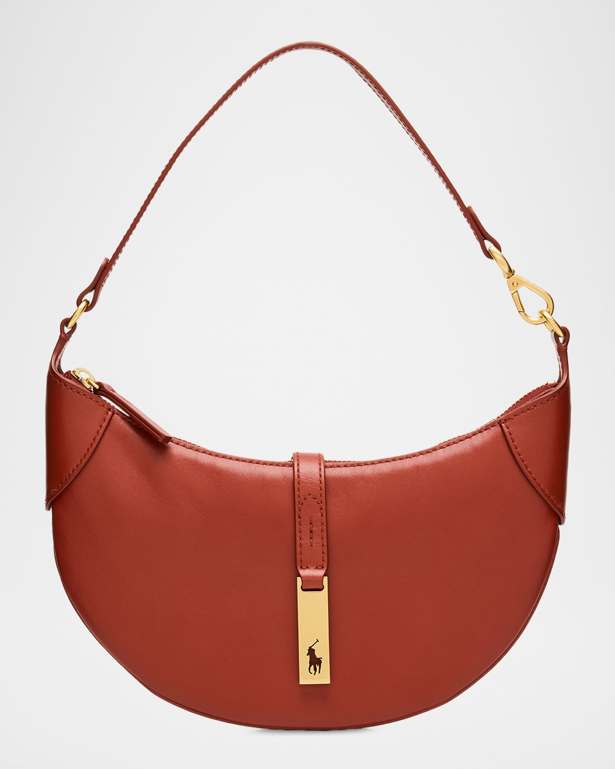 Polo ID Calfskin Mini Shoulder Bag | Neiman Marcus