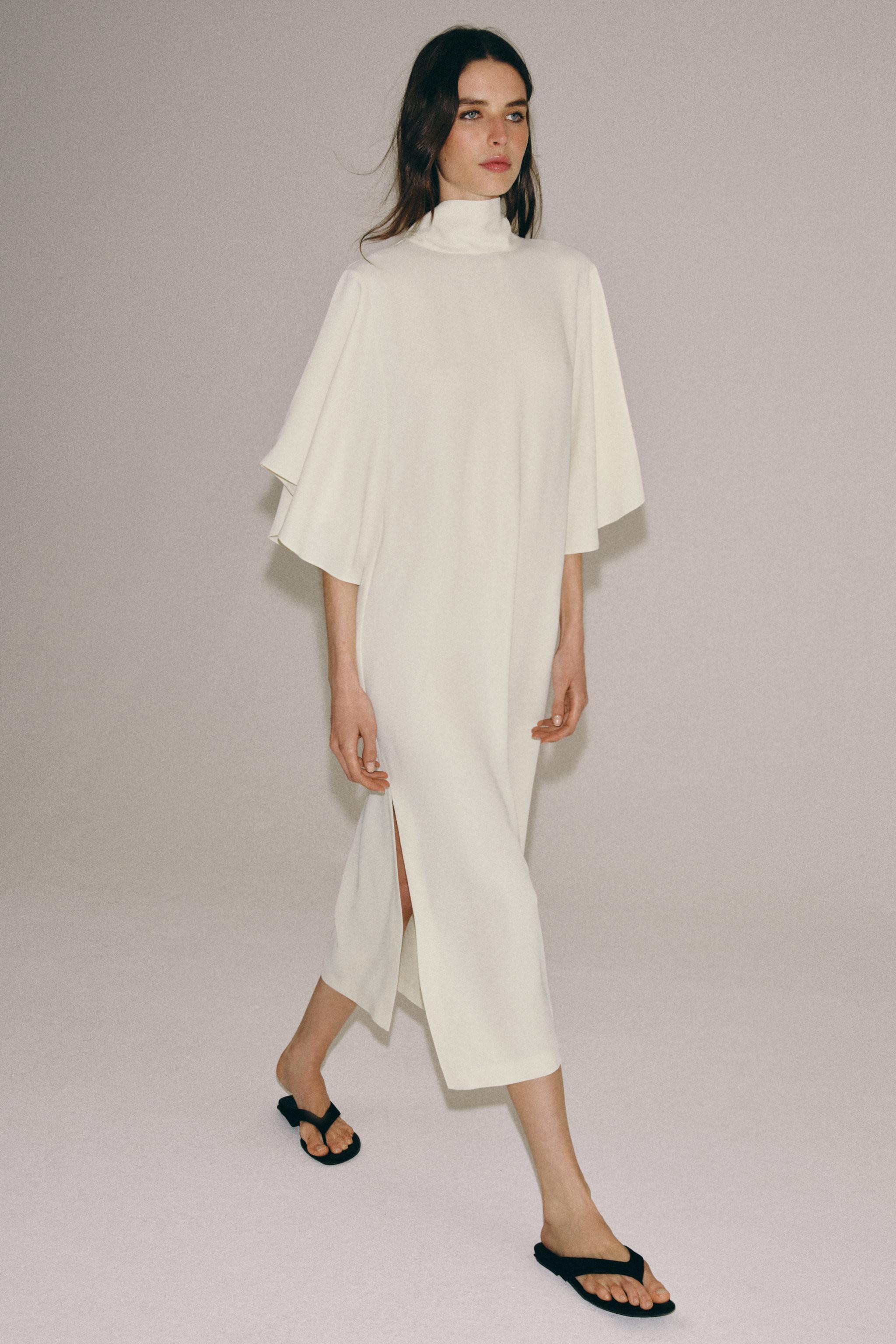 ZW COLLECTION FLOWY MIDI DRESS | Zara US