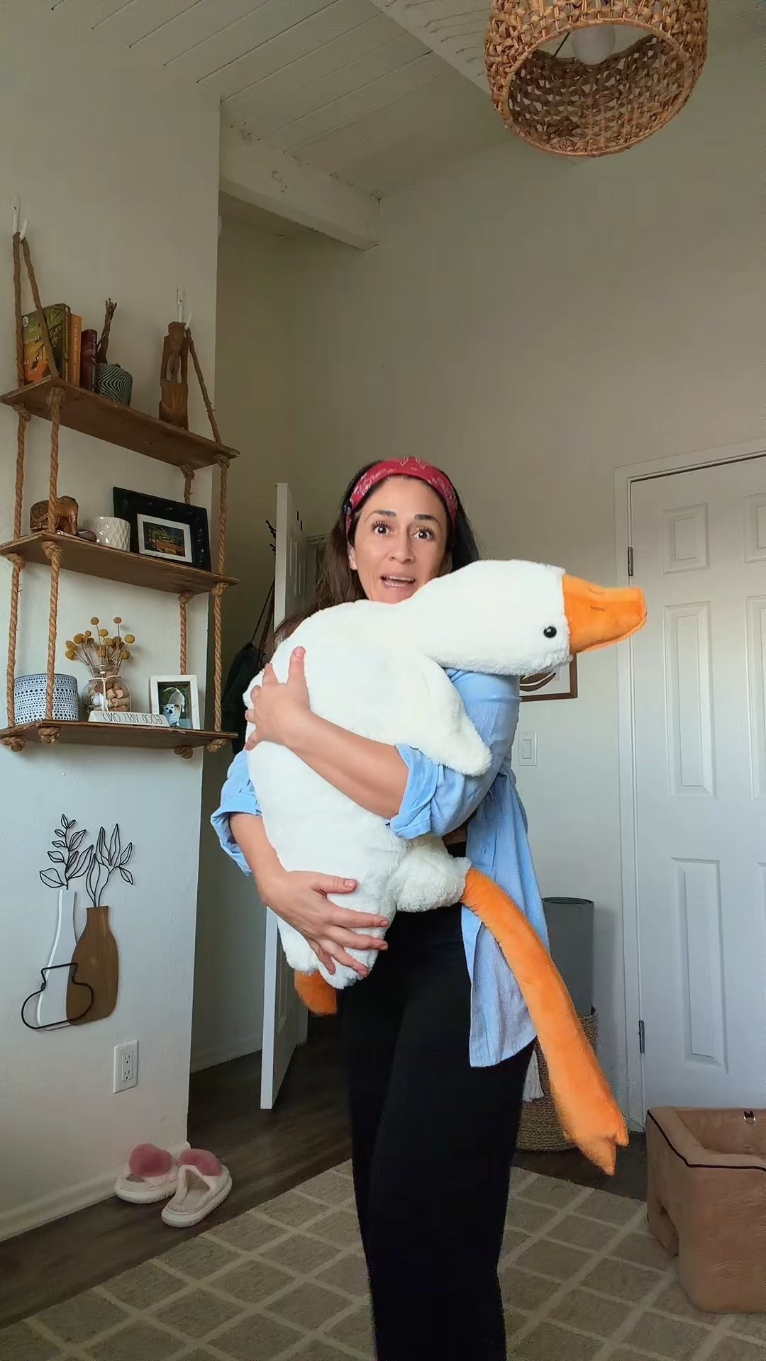 The perfect Easter gift. This giant stuffed toy goose would be a hit for any kid gift. ￼

#LTKmomlife #LTKKids