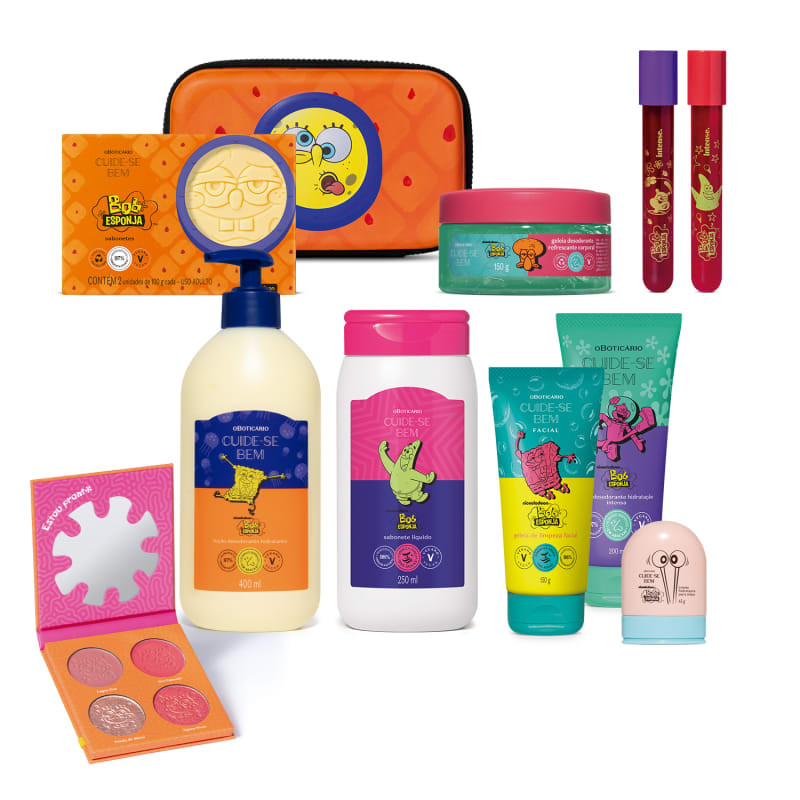 Combo Bob Esponja 25 anos (11 itens) | oBoticario (BR)