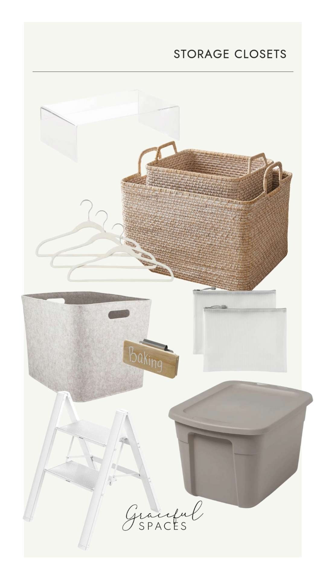 Storage closets can be beautiful, too! The closets at our latest Mississippi project prove that function and design can coexist using products from West Elm, The Container Store, Amazon, and Target 

 #LTKHome #LTKFindsUnder50 #LTKFindsUnder100