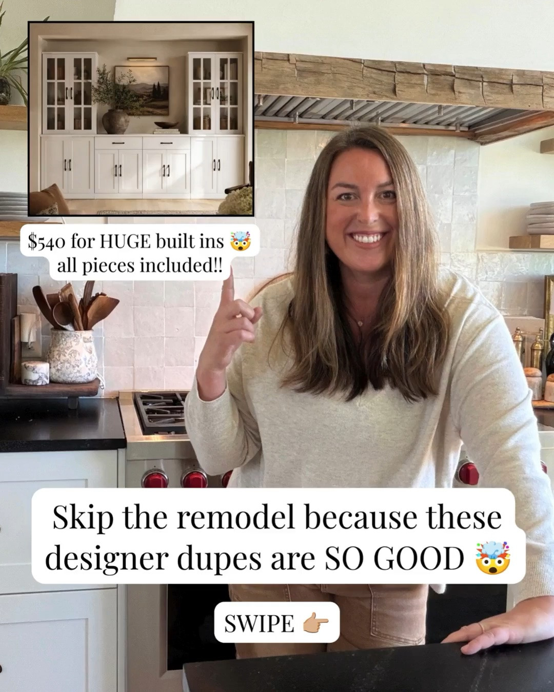 You don’t always need a remodel to give your home that elevated look. 🤎✨

These designer-inspired finds are giving all the high-end vibes—think travertine-inspired textures, linen details, and warm aged-oak finishes, without the luxury price tag.

I love how a few well-chosen pieces can make a room feel more layered, intentional, and expensive-looking without actually spending a fortune.

A beautiful space is all about the details. 🤎

#LTKHome #LTKSeasonal #LTKmomlife