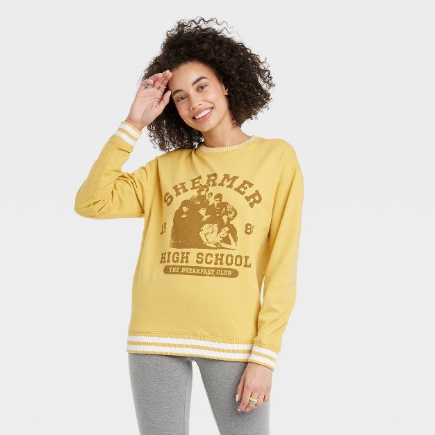 Women's Shermer High School Graphic Sweatshirt - Yellow | Target