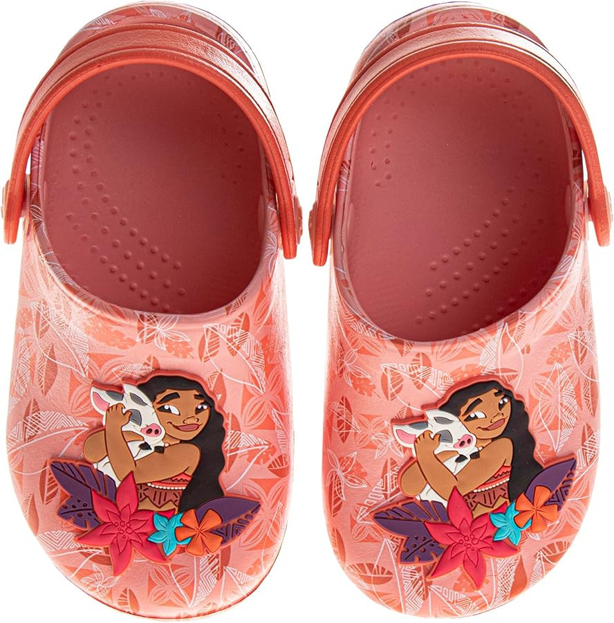 Josmo Kids Moana Clog Sandal Waterproof Slip-On Slides for Girls - Moana and Pua Closed Toe Clogs... | Amazon (US)