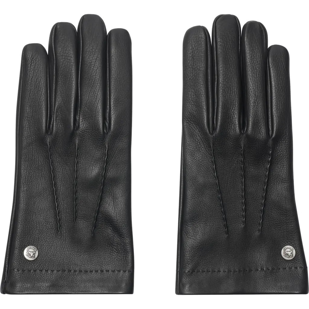 burberry Leather Gloves in Black at Nordstrom, Size 7 | Nordstrom