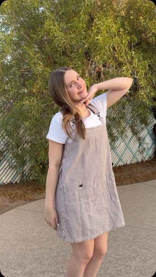Casual, cute, and so easy to style! 💙🤍 This striped denim overall dress is giving effortless everyday vibes. I love how versatile it is—dress it up with wedges or keep it casual with your favorite sneakers. A closet staple you’ll reach for again and again! ✨

#LTKFashion #LTKStyle #LTKUnder50 #CasualStyle #DenimDress #OverallDress #StripedDress #SpringStyle #SummerStyle #WeekendOutfit #EverydayFashion #OOTD #WomenStyle #FashionFinds #AmazonFashion #AmazonFinds #DenimLove #CuteAndCasual #StyleInspo #WardrobeStaples

#LTKootd #LTKdayinmylife #LTKU