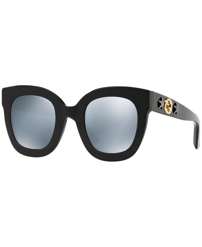 Gucci Sunglasses, GG0208S & Reviews - Sunglasses by Sunglass Hut - Handbags & Accessories - Macy'... | Macys (US)