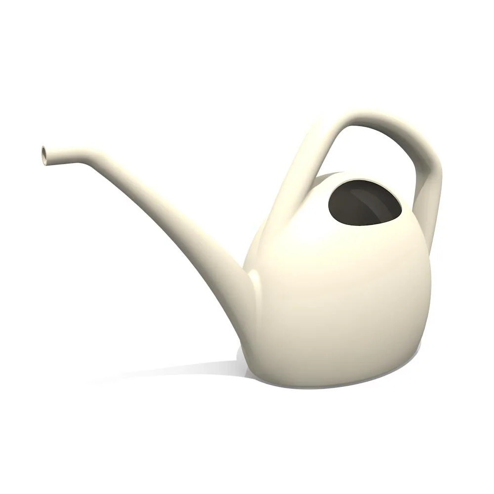 Bloem 0.4-Gallons Cream Plastic Classic Watering Can in White | CWC15940 | Lowe's