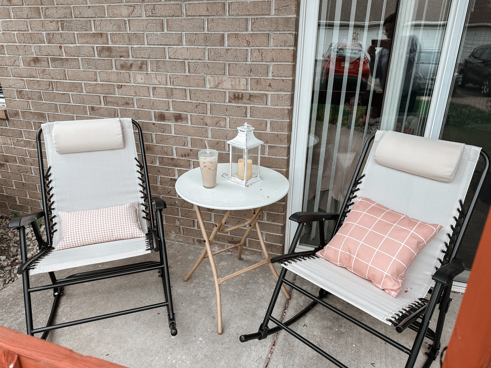 It’s a little patio but that just means it’s extra cute 💕

I still want to add some more decor but the chairs were the most integral part 😂

All pieces (minus the lantern which was thrifted) are from Target!

#LTKHome #LTKSeasonal