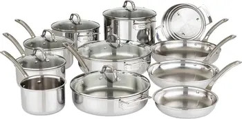 Viking 17-Piece 3-Ply Stainless Steel Cookware Set | Nordstrom | Nordstrom
