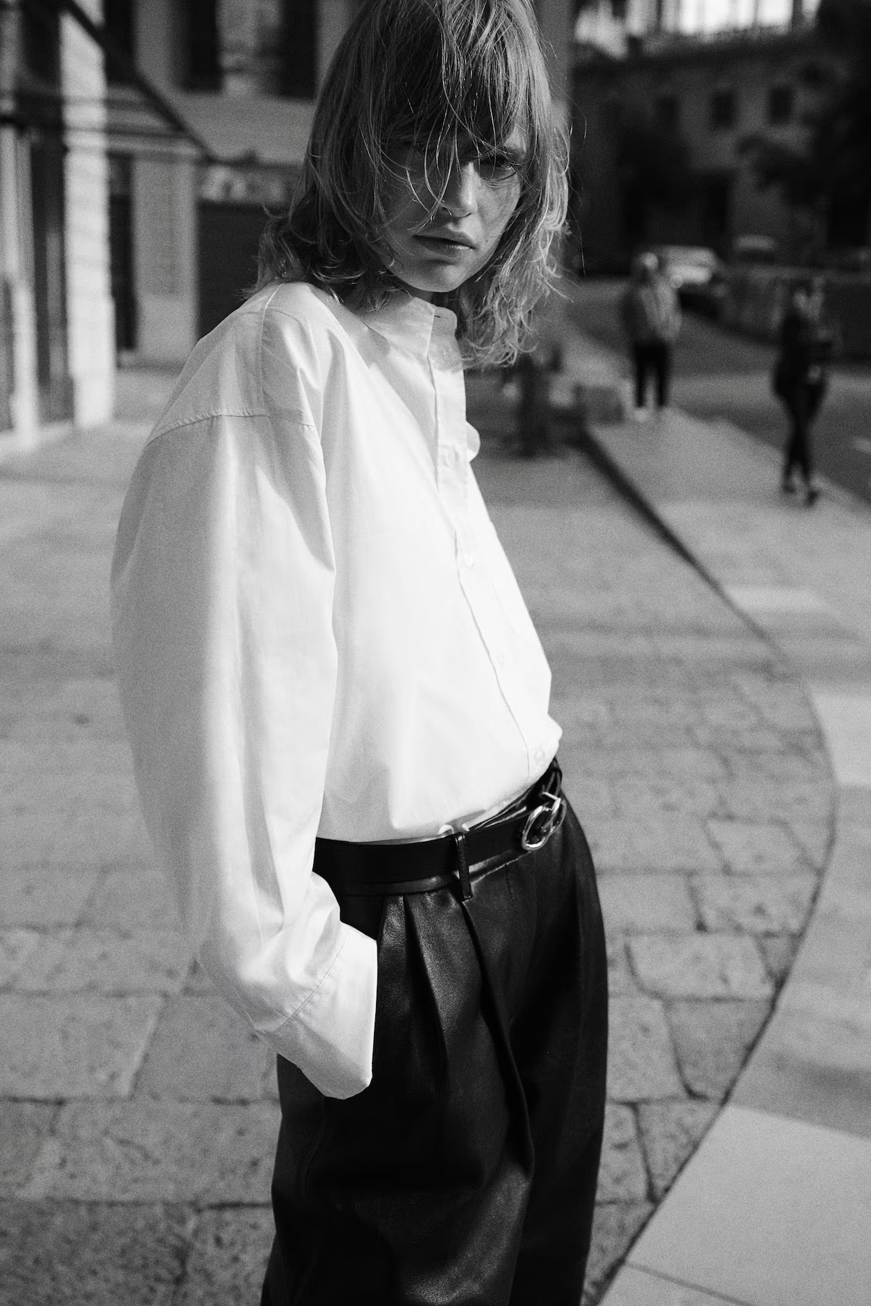 Camisa de algodón de corte holgado | H&M (FR, IT, ES, PT, BE)