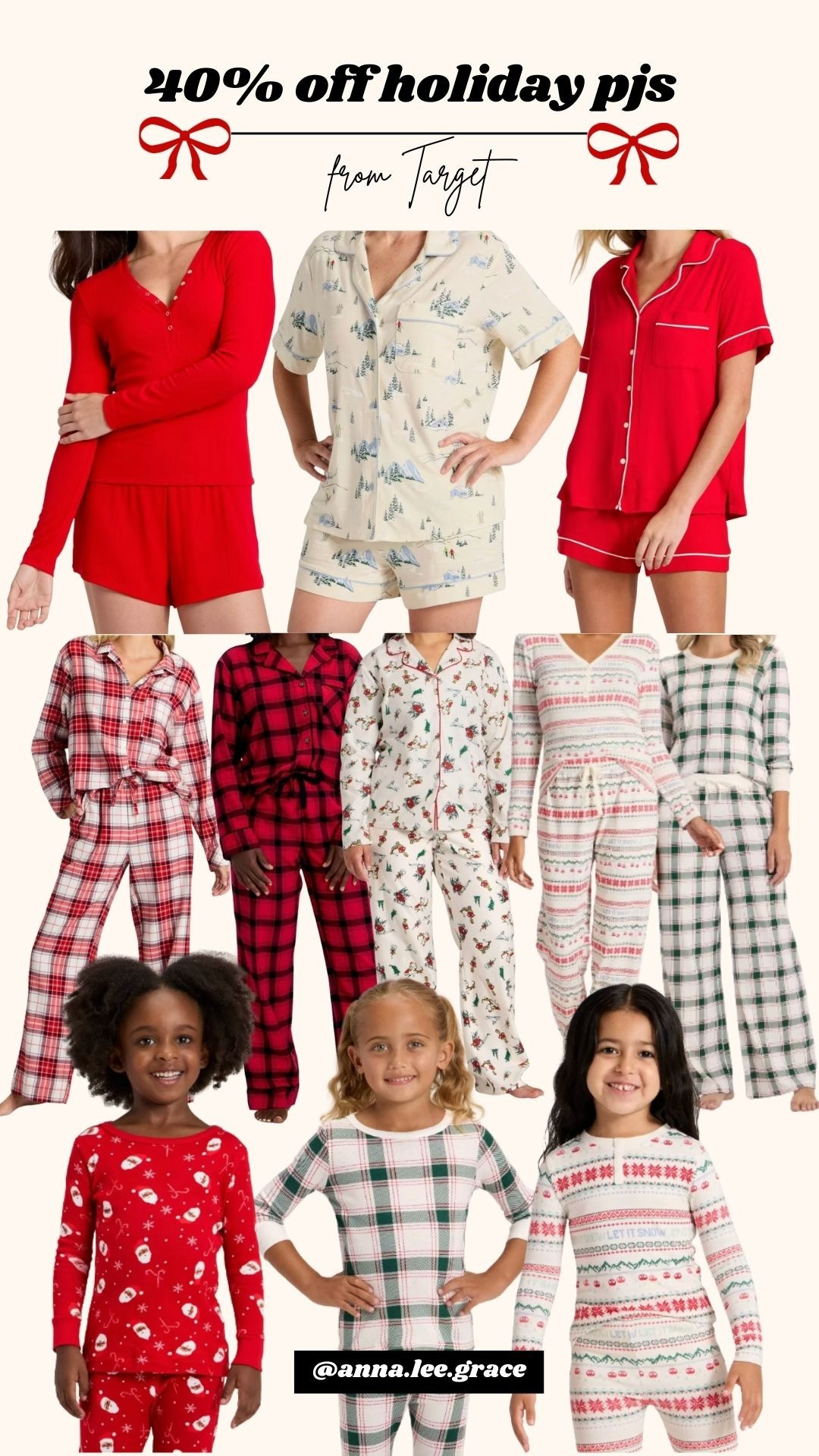 40% off target holiday pajamas! 

Holiday pjs, holiday outfit, pajamas, women's finds, women's fashion, women's style 

 #LTKCyberWeek #LTKGiftGuide #LTKHoliday