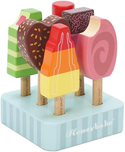 Le Toy Van - Educational Wooden Toy Honeybake Ice Lollies Pretend Play Kids Playset | 6 Pieces - ... | Amazon (UK)