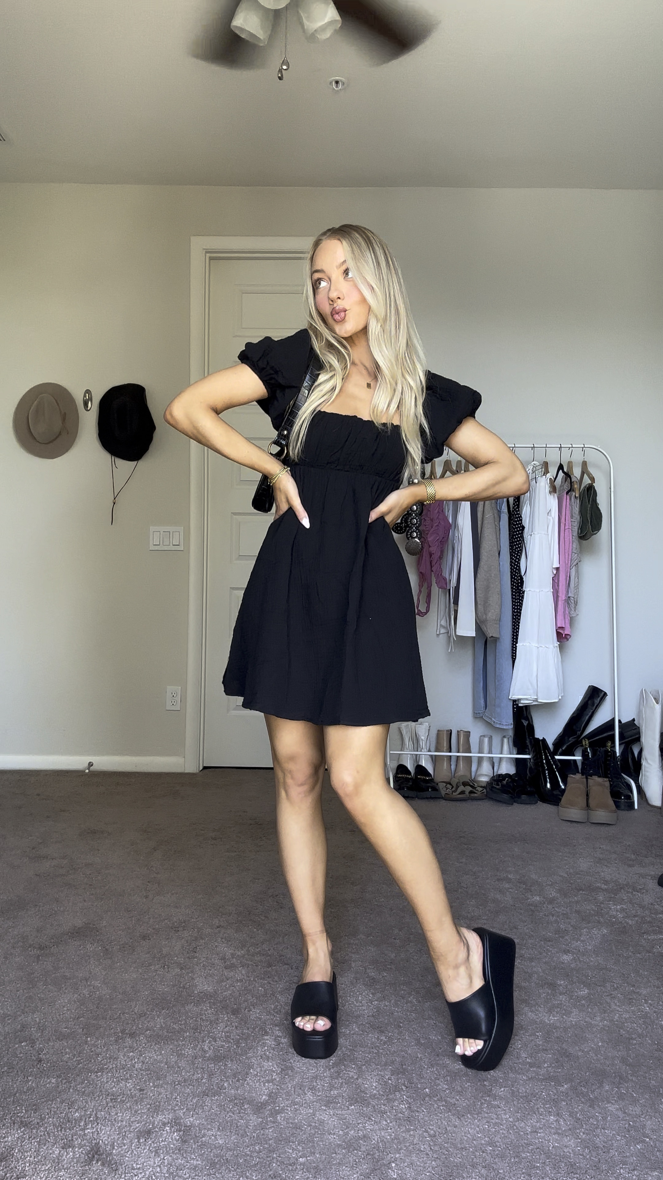 use code “ILEEN” for 20% off Princess Polly items
-wearing a size 2 dress
-sandals are true to size