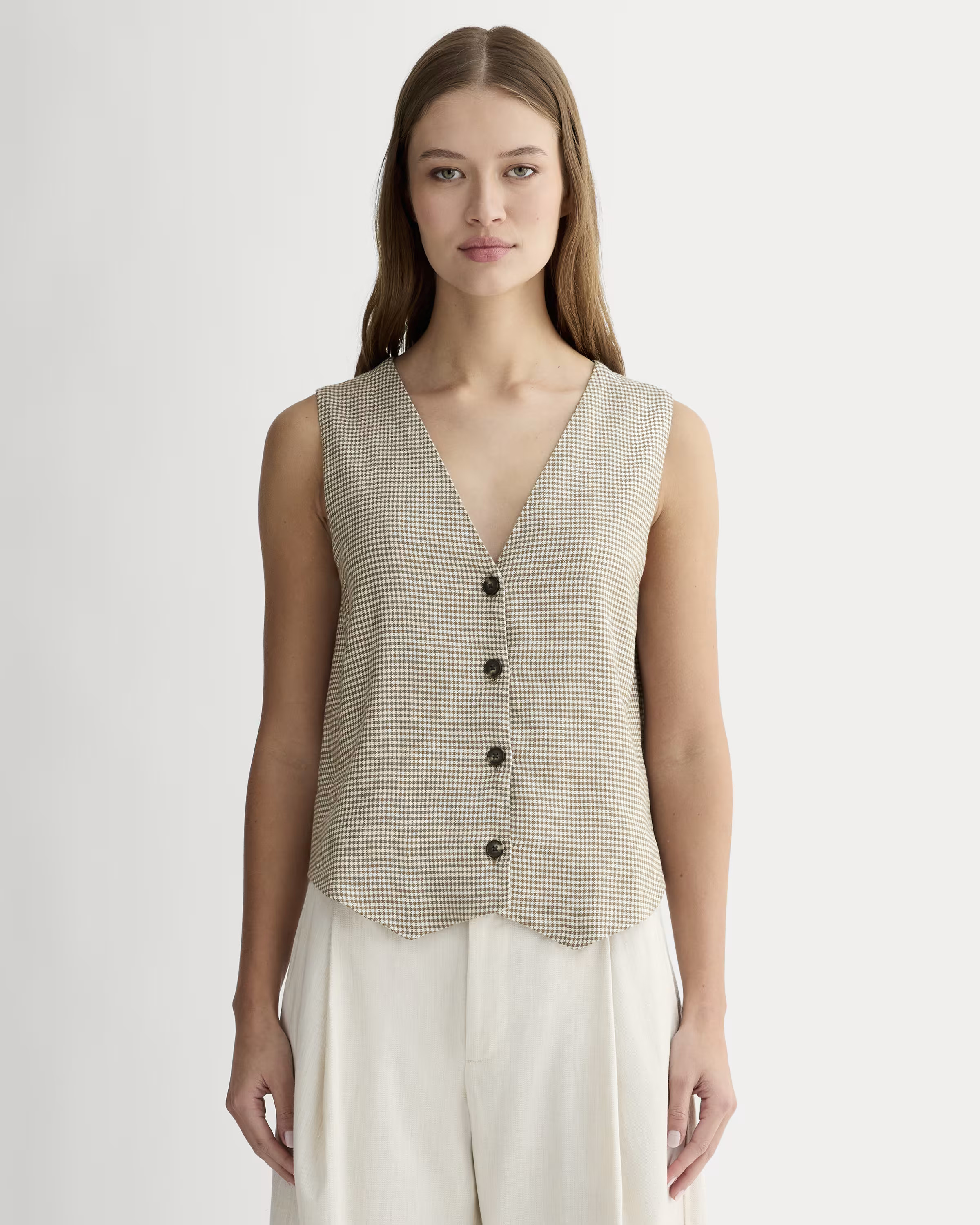 The Vest in Stretch Linen | Everlane