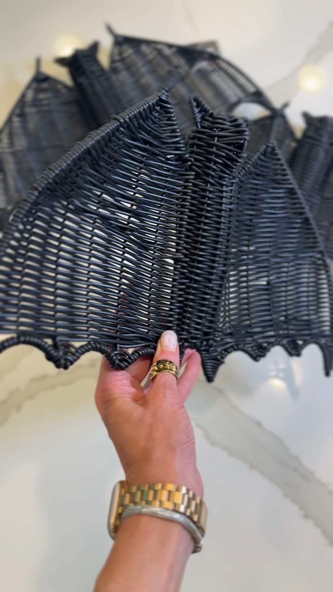 Woven bats under $12 - Halloween decor you’ve gotta grab before it’s gone! 

#LTKSeasonal #LTKHome #LTKSaleAlert