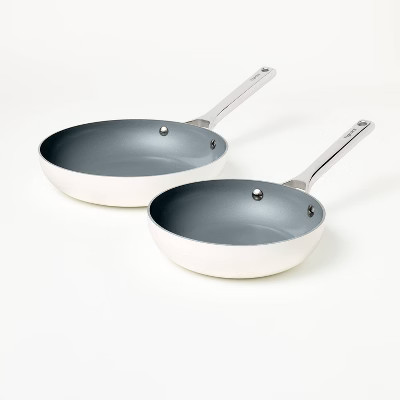 2pk (8" & 10") Aluminum Nonstick Frypan Set - Figmint™ | Target