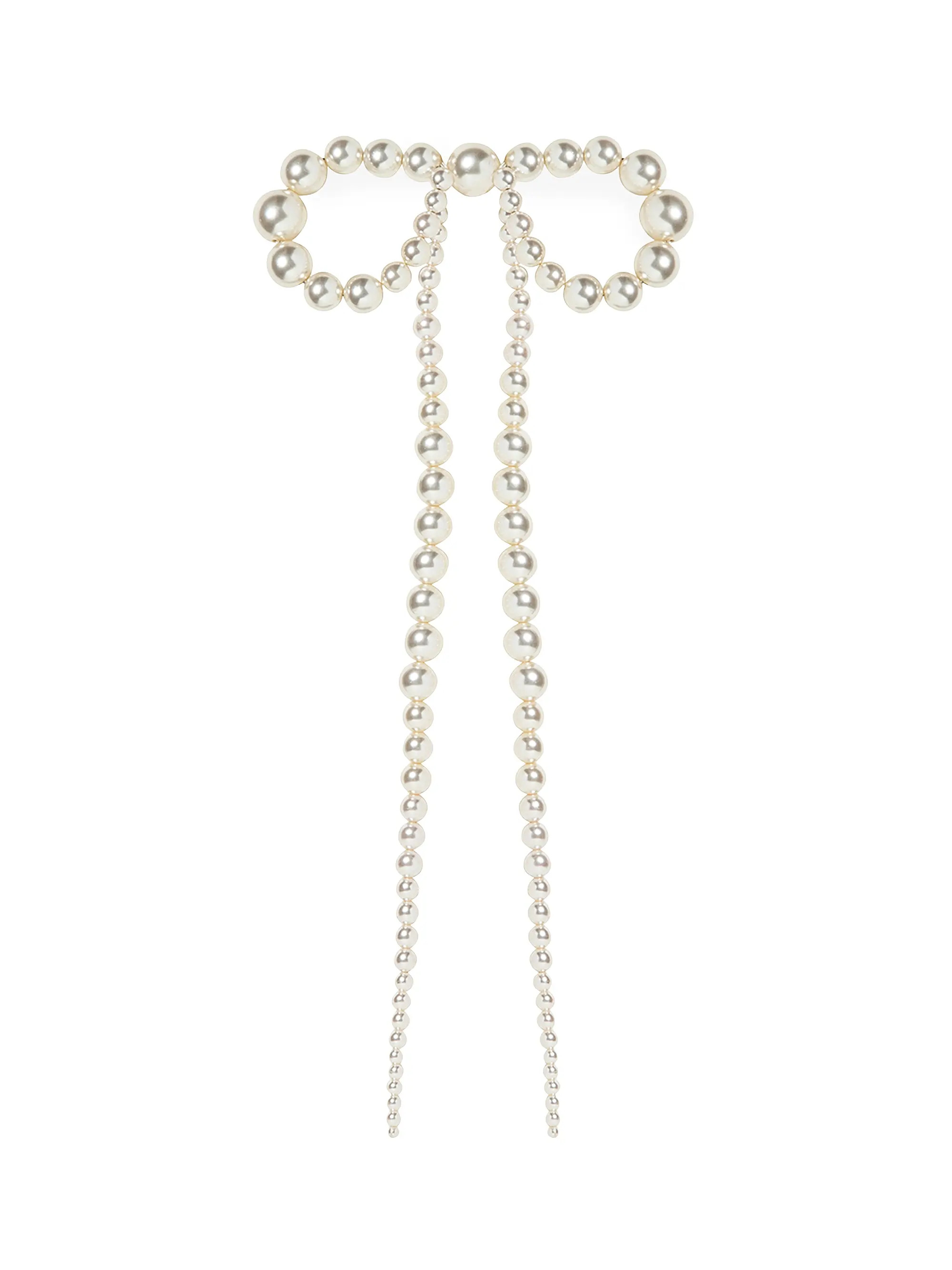 Presley Faux Pearl Bow Barrette | Saks Fifth Avenue