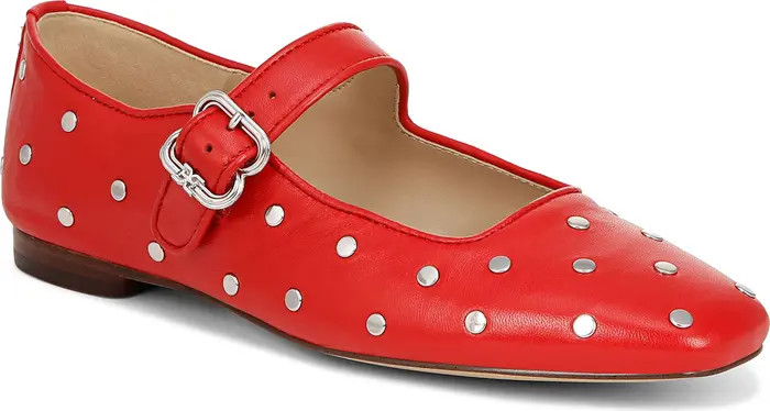 Michaela Stud Mary Jane Flat (Women) | Nordstrom